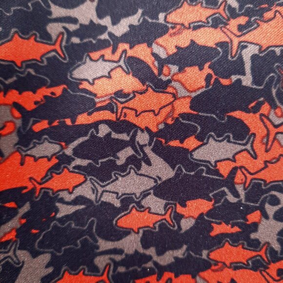 Heybo Fish Black Camo Pullover Windbreaker Jacket Men's Size XL Fishing 1/4 Zip - Picture 3 of 8